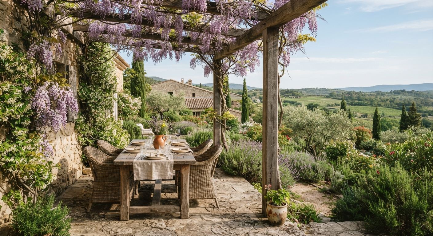 Terrasse et pergola